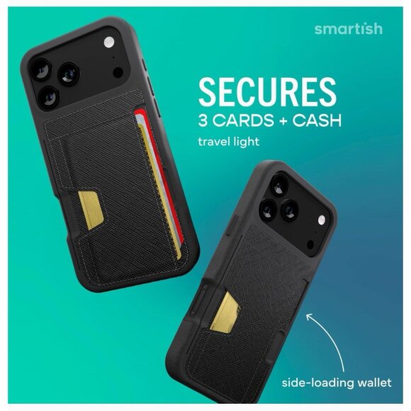 Smartish Wallet Slayer Vol. 2 Case for iPhone 17 Pro Max NEW - Picture 5 of 11